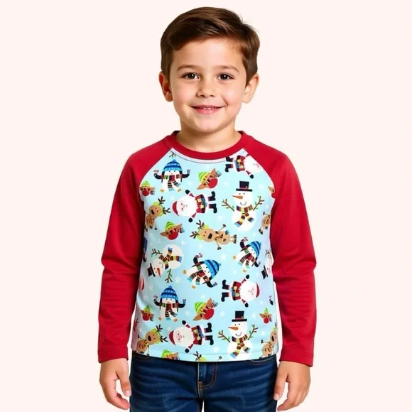 Pete & Lucy 6/6x little boys shirt- Frosted Fun- NWT - Picture 3 of 6